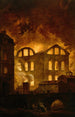 L'incendie à l'Opéra du Palais-Royal - Hubert Robert — weergave van het kunstwerk