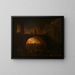 L'incendie de Rome - Hubert Robert — ingelijst kunstwerk aan de muur