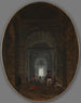 La grotte de Posillipo - Hubert Robert — weergave van het kunstwerk