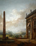 L'Obélisque - Hubert Robert — weergave van het kunstwerk