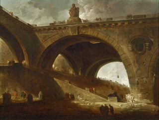 Hubert Robert - The Old Bridge.webp