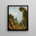 Le Pont Rustique Château de Méréville Frankrijk - Hubert Robert — ingelijst kunstwerk aan de muur