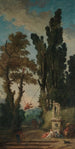 La Balançoire - Hubert Robert — weergave van het kunstwerk