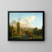 Vue du parc de Mrville - Hubert Robert — ingelijst kunstwerk aan de muur