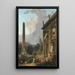 Ménestrels errants - Hubert Robert — ingelijst kunstwerk aan de muur