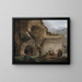 Laveuses dans les ruïnes du Colisée - Hubert Robert — ingelijst kunstwerk aan de muur