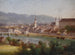 Vue sur Linz - Hubert Sattler — weergave van het kunstwerk