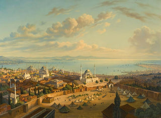 Hubert Sattler - Constantinople From The Fire Tower Of Beyazit.webp