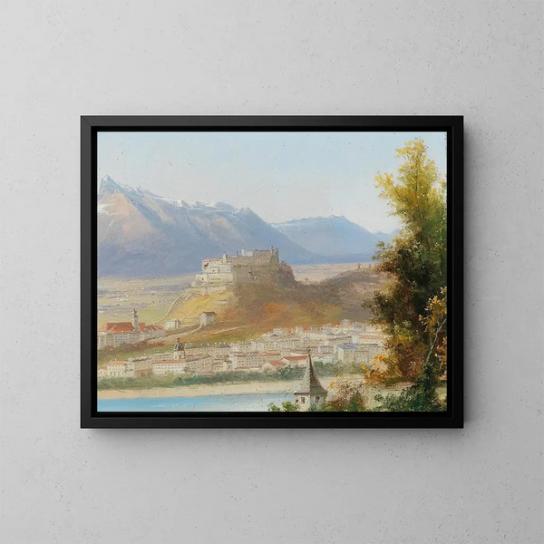 Forteresse de Hohensalzburg - Hubert Sattler — ingelijst kunstwerk aan de muur