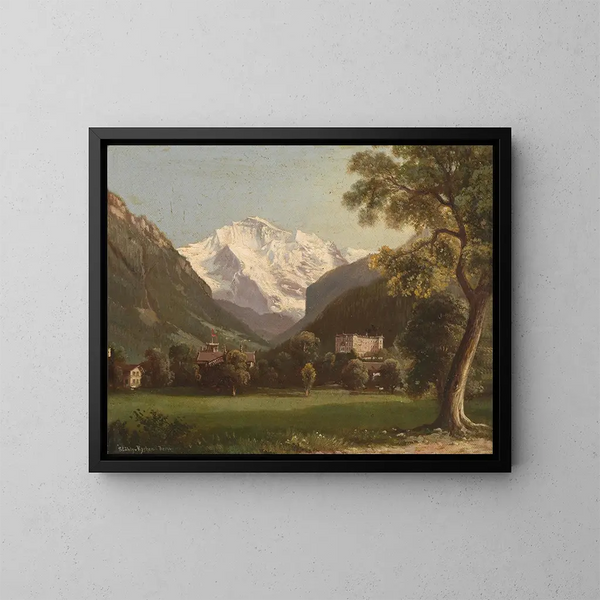 Maagd - Hubert Sattler — ingelijst kunstwerk aan de muur