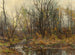 Een beekje in Berkshire in de herfst - Hugh Bolton Jones — weergave van het kunstwerk