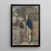 Frederick North, plus tard cinquième comte de Guilford à Rome - Hugh Douglas Hamilton — ingelijst kunstwerk aan de muur