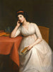 Portret van een dame vermoedelijk Lady Charlotte McDonnell, gravin van Antrim - Hugh Douglas Hamilton — weergave van het kunstwerk