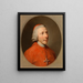 Portret van kardinaal Henry Benedict Maria Clement Stuart hertog van York 1725-1807 - Hugh Douglas Hamilton — ingelijst kunstwerk aan de muur