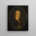 Portret van een edelman - Hugh Douglas Hamilton — ingelijst kunstwerk aan de muur