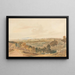 Oxford schilderij vanaf Boars Hill - Hugh O'Neill — ingelijst kunstwerk aan de muur