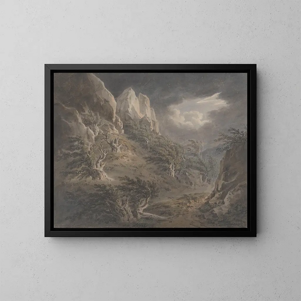 Hout van Birnam - Hugh William Williams — ingelijst kunstwerk aan de muur