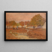 Rue de village - Hugo Charlemont — framed artwork on a wall