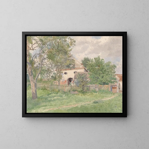 Plankenberg - Hugo Darnaut — ingelijst kunstwerk aan de muur