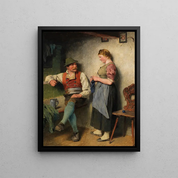Hugo Kauffmann - Bursche und Mdl.webp