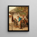 Het jeu de boules - Hugo Kotschenreiter — ingelijst kunstwerk aan de muur