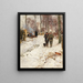 Pause chasse - Hugo Mühlig — framed artwork on a wall