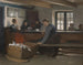 Bezoek aan de huurder - Hugo Salmson — weergave van het kunstwerk