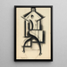 Girl of the revue - Hugo Scheiber — framed artwork on a wall