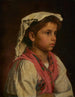 Een jonge Italiaanse meisje - Hugo Schubert — weergave van het kunstwerk
