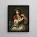 A Turkish Beauty - Hugues Merle — framed artwork on a wall