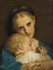 Affectie - Hugues Merle — weergave van het kunstwerk