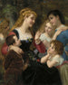Kinderverhalen - Hugues Merle — weergave van het kunstwerk