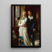 Hamlet en Ophelia - Hugues Merle — ingelijst kunstwerk aan de muur