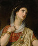 De koningin Esther - Hugues Merle — weergave van het kunstwerk