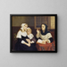 Lees de Bijbel - Hugues Merle — ingelijst kunstwerk aan de muur