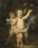 De vlinder - Hugues Merle — weergave van het kunstwerk