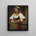 La fille napolitaine - Hugues Merle — ingelijst kunstwerk aan de muur