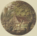 Hut in the forest with some animals on the left a bell tower - Jacob Cats — displayed in an interior