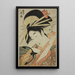 La courtisane Hanaogi de l'Ogiya - Ichirakutei Eisui — ingelijst kunstwerk aan de muur