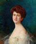 Portrait of a Lady with Red Hair - Ignace Spiridon — artwork view