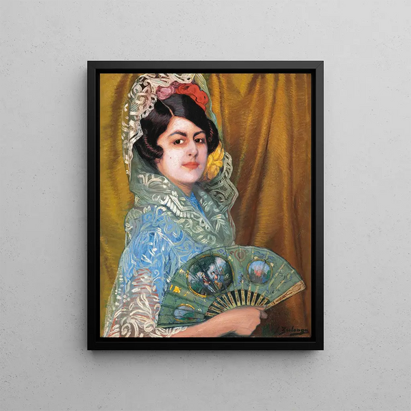 Ignacio Zuloaga - Dama Con Abanico.webp
