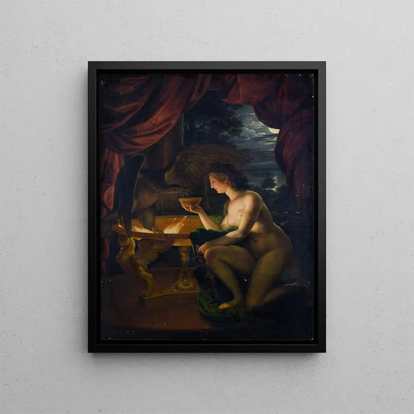 Ignaz Unterberger - Hebe trnkt den Adler des Zeus mit Nektar.webp