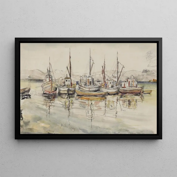 Igo Ptsch - Boote im Hafen.webp
