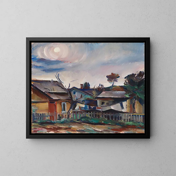 Thema van Suursaari - Ilmari Aalto — ingelijst kunstwerk aan de muur