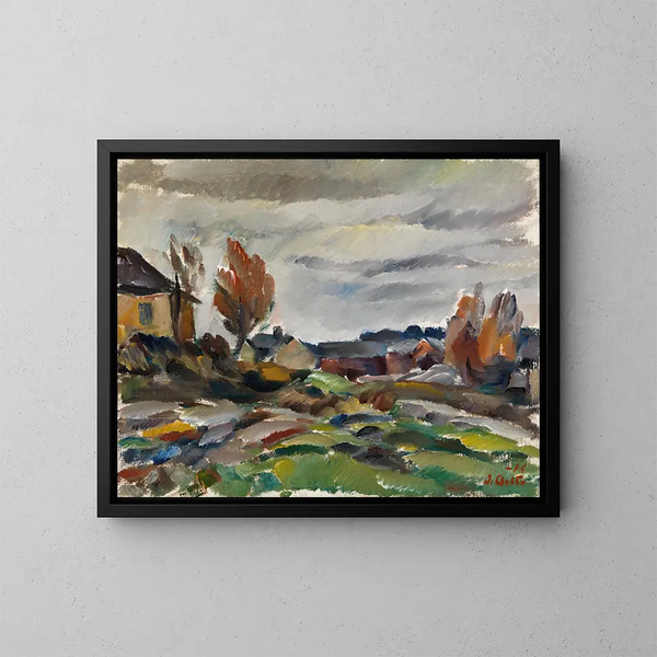 Storm - Ilmari Aalto — ingelijst kunstwerk aan de muur
