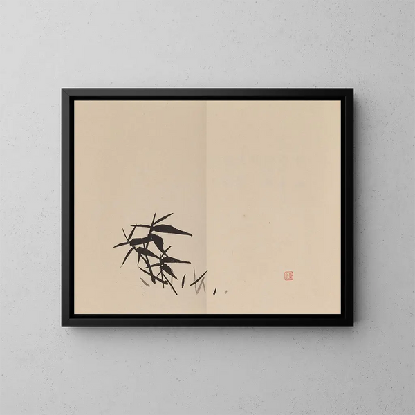 Geen werk getiteld "Keinen shugajo Pl01" wordt erkend in de kunstgeschiedenis. - Imao Keinen — ingelijst kunstwerk aan de muur