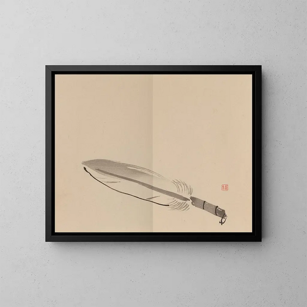 Keinen shugajō Pl03 - Imao Keinen — ingelijst kunstwerk aan de muur
