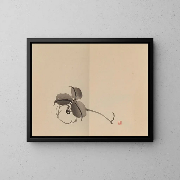 Keinen shugajō Pl04 - Imao Keinen — ingelijst kunstwerk aan de muur