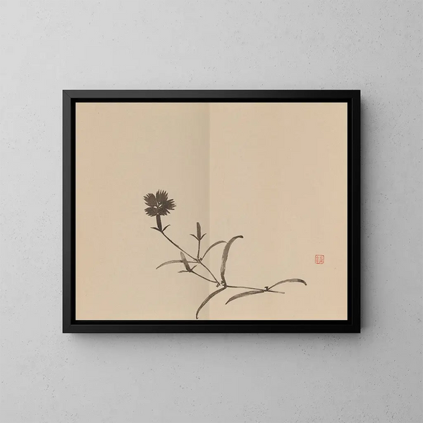 Keinen shugajō Pl06 - Imao Keinen — ingelijst kunstwerk aan de muur