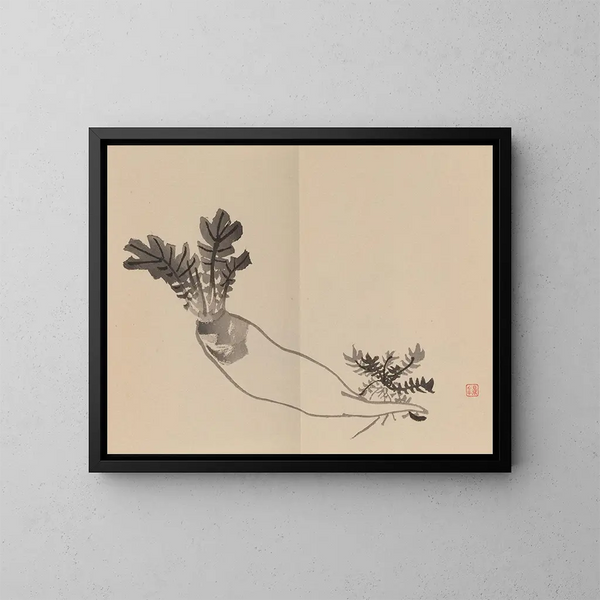 Keinen shugajō Pl11 - Imao Keinen — ingelijst kunstwerk aan de muur